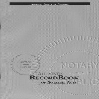 Notary Record Book