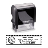 TR4913 TX Rect. Notary Stamp (Small)